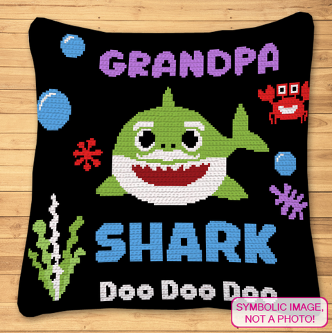 Add a touch of wisdom and fun to your crochet projects with the "Grandpa Shark" SC Crochet Pattern!  Featuring the wise and adventurous Grandpa Shark, this pattern is perfect for bringing a smile to any Shark Family fan. Click to learn more!