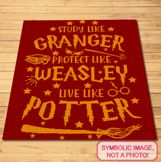 Harry Potter - SC Corchet Blanket Pattern