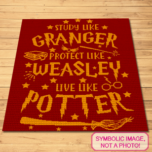 Harry Potter - SC Corchet Blanket Pattern