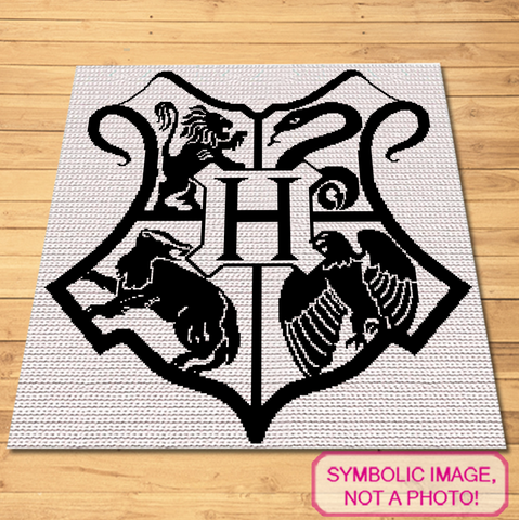 Hogwarts - SC Corchet Blanket Pattern