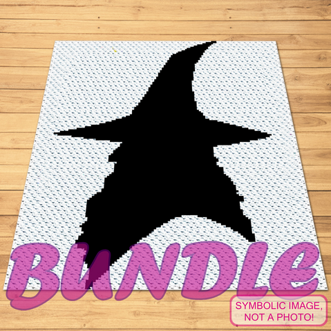 Get both SC and C2C Wizard Hat crochet patterns in this mystical bundle! Whether you love single crochet or C2C, this set brings the magic of wizards to life. 
Click to learn more!