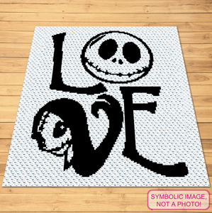 Love Nightmare - C2C Crochet Blanket Pattern