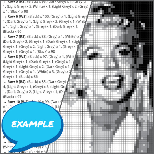 Marilyn Monroe SC Corchet Blanket Pattern