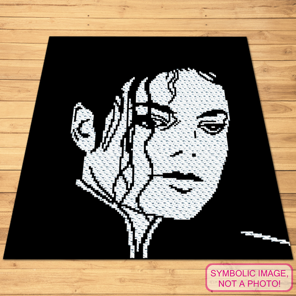 Crochet Micheal Jackson BUNDLE - C2C Crochet Blanket Pattern, Crochet Pillow Pattern