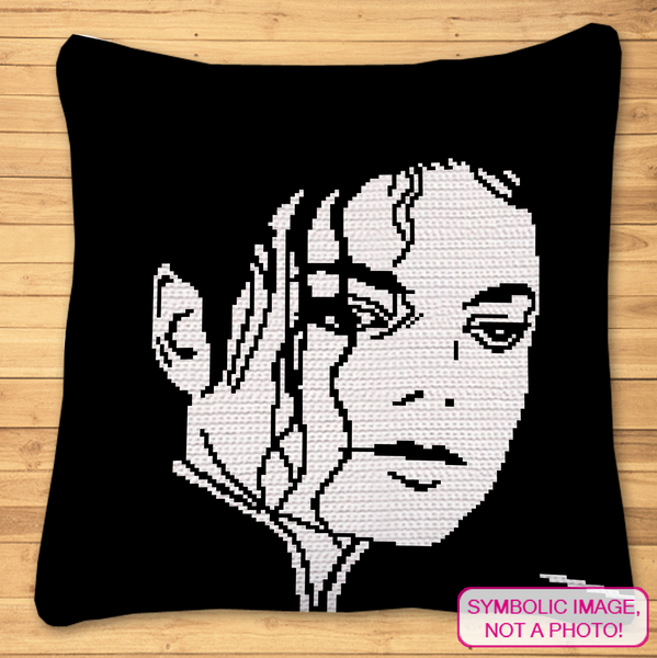 Crochet Micheal Jackson BUNDLE - C2C Crochet Blanket Pattern, Crochet Pillow Pattern