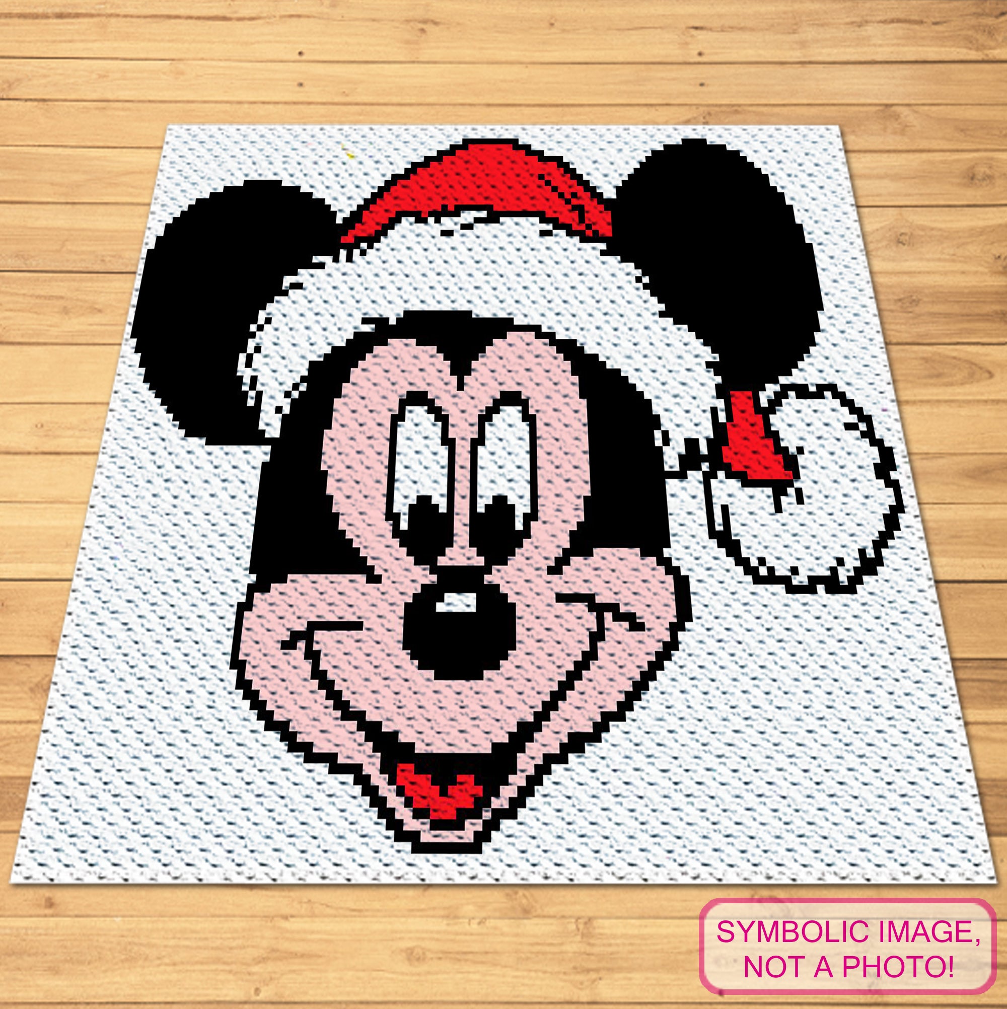 FREE C2C Mickey Mouse Crochet Pattern - Free Christmas Crochet Pattern