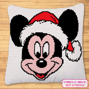 Christmas Mickey Mouse Crochet Pattern - Free Disney Crochet Pattern, Tapestry Crochet Pattern