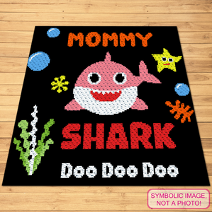 Get ready to make a splash with the "Mommy Shark" C2C Crochet Pattern! This adorable design features the much-loved Mommy Shark, perfect for adding a touch of fun to any crochet project. Click to learn more!