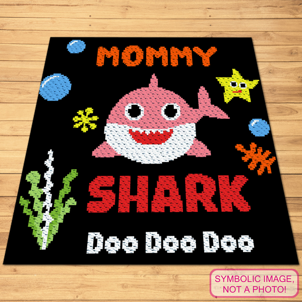 Get ready to make a splash with the "Mommy Shark" C2C Crochet Pattern! This adorable design features the much-loved Mommy Shark, perfect for adding a touch of fun to any crochet project. Click to learn more!