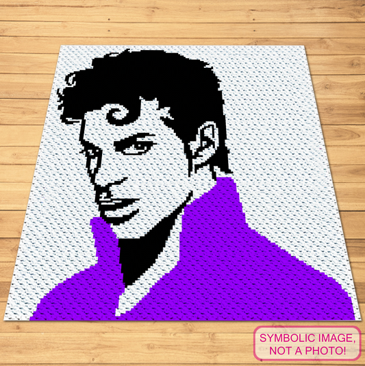 C2C Crochet Pattern - Crochet Prince Pattern with Written Instructions.