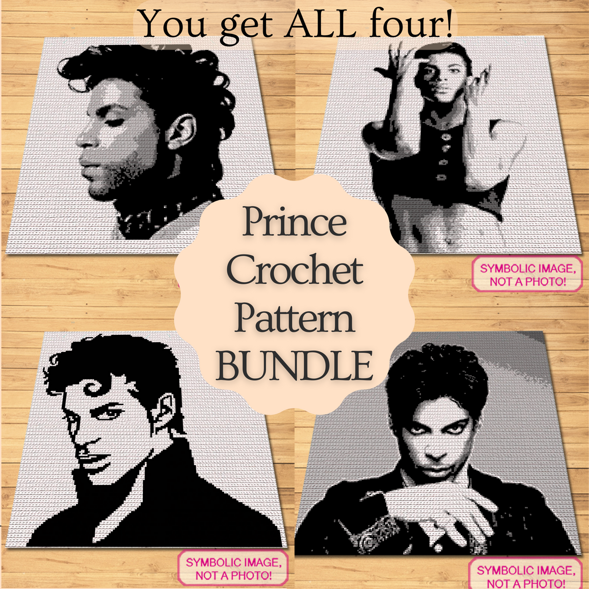 Crochet Prince Pattern BUNDLE - SC Crochet Blanket Patterns – Pretty ...