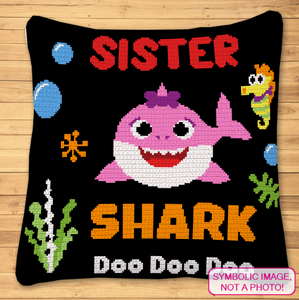 Swim into a sea of creativity with the "Sister Shark" SC Crochet Pattern!  Featuring the sweet and spunky Sister Shark, this pattern is perfect for adding a touch of playful charm to your crochet projects. Click to learn more!