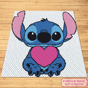 Stitch with a Heart - C2C Crochet Blanket Pattern