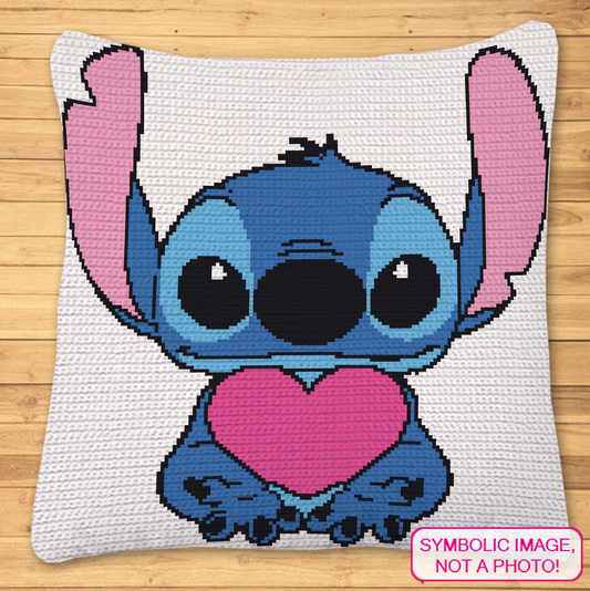 Stitch with a Heart - SC Crochet Pattern