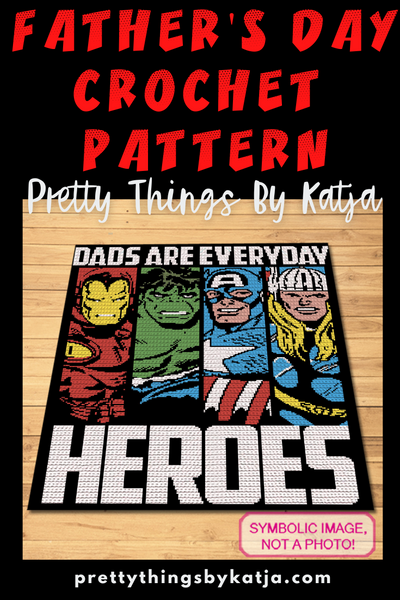 Fathers are Heros - SC Corchet Blanket Pattern