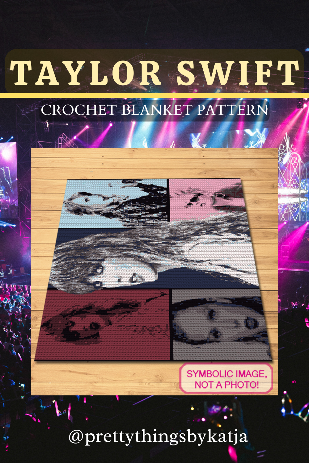 Taylor Swift Pattern Crochet Taylor Swift Eras Tour - SC Crochet Blanket Pattern – Pretty ...