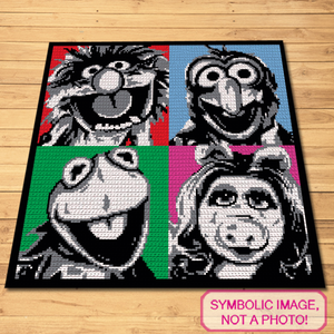 The Muppets - C2C Crochet Blanket Pattern