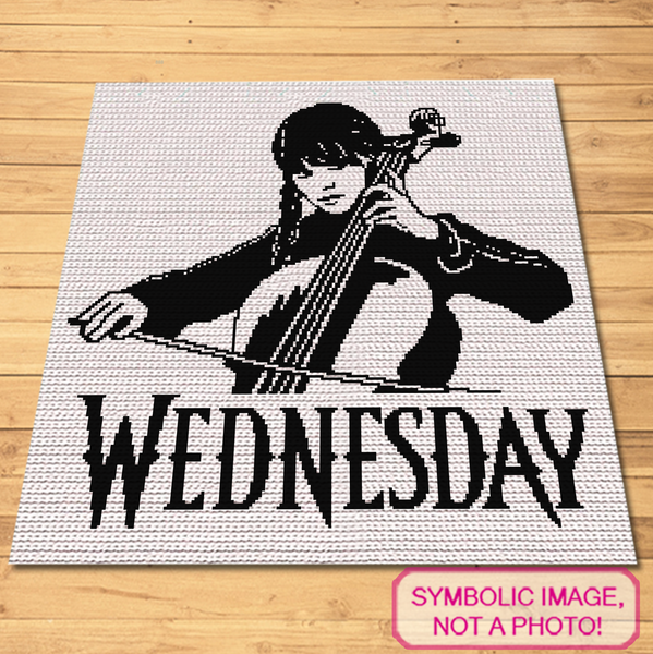 Bring your favorite dark character to life with this Wednesday Addams SC crochet blanket pattern. With a stunning black-and-white design, this blanket is perfect for fans of gothic chic and handmade art. 

Click to learn more!