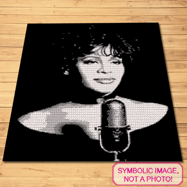 Crochet your way into the heart of Whitney Houston's legacy with my distinctive blanket pattern. It's more than a project; it's a creative journey. Get yours today!  Celebrity Crochet Whitney Houston Pattern is a Graph Pattern with Written Instructions for Crochet Blanket, PDF Digital Files