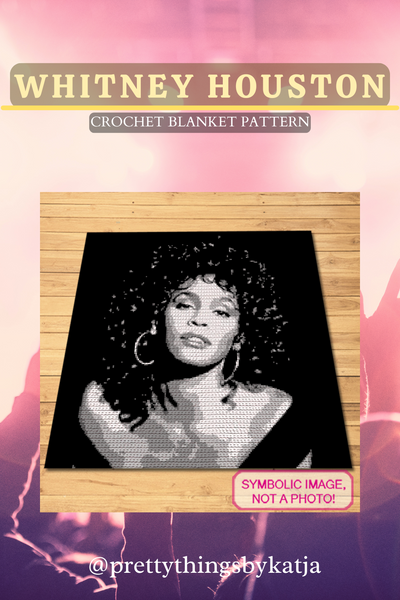 For fans that crochet - this Whitney Houston blanket pattern is a must-have! Create your own keepsake or a thoughtful gift for a fellow fan. Buy it today!