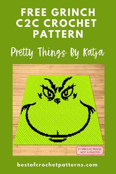 Free Grinch Crochet Pattern - Corner to Corner Blanket Pattern