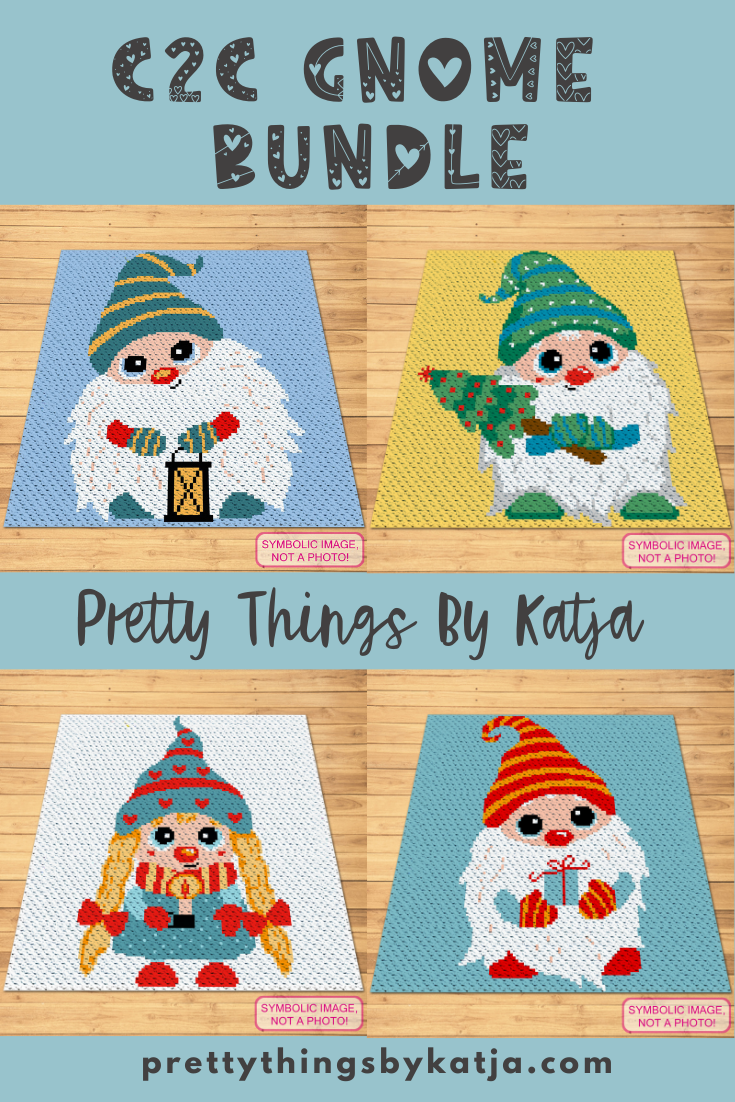 C2C Crochet Bundle. C2C Blanket Patterns with Written Instructions. Click to learn more!