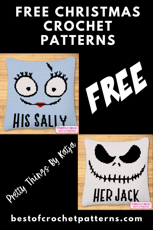 His Sally - Tapestry Crochet Pillow Pattern