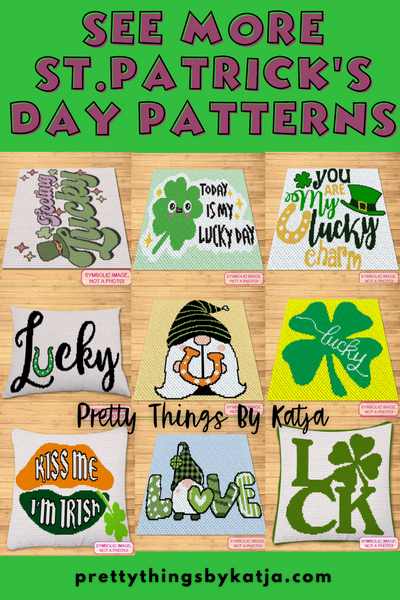 St. Patrick'd Day Crochet Patterns with Written Instructions. Plus Free Patterns! Click to learn more!