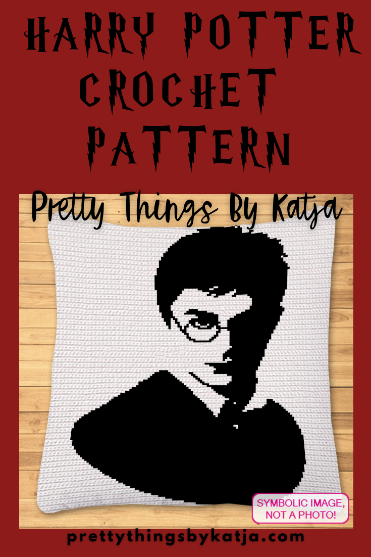 Harry Potter Pattern - Crochet Celebrity Daniel Radcliffe a Graph Pattern with Written Instructions for a Tapestry Crochet Blanket and Pillow Pattern; PDF Digital Files. Click to learn more!