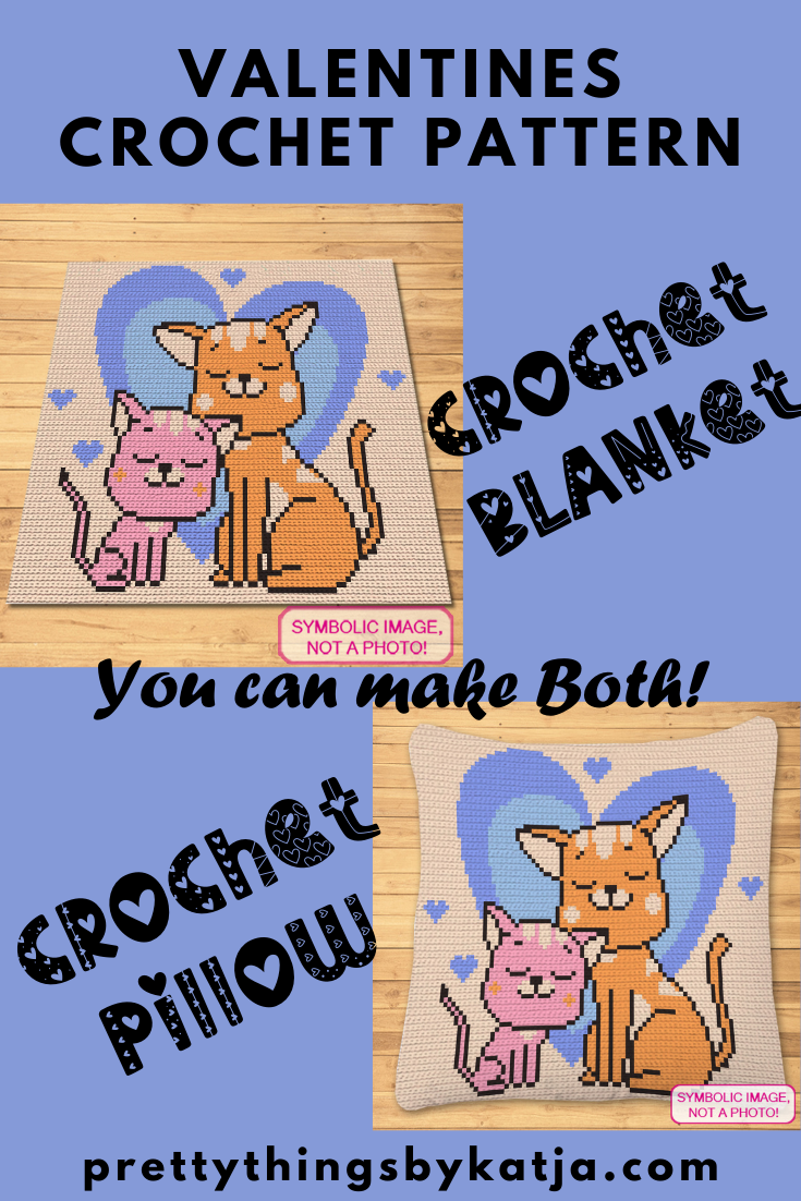 Tapestry crochet Blanket and Pillow Pattern with Written Instructions. Click to learn more!