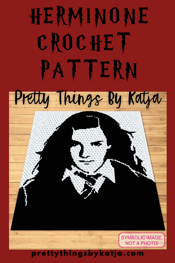 Harry Potter Patterns - Crochet Celebrity Emma Watson, is a Crochet BUNDLE, a Graph Pattern with Written Instructions for a C2C Crochet Blanket Pattern, and a Tapestry Crochet Pillow; PDF Digital Files. Click to learn more!