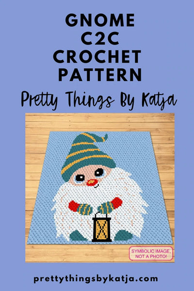 Corner to Corner Gnome Pattern with Written Instructions. Click to learn more!