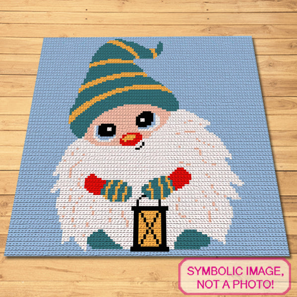 Crochet Gnome Blanket Pattern.