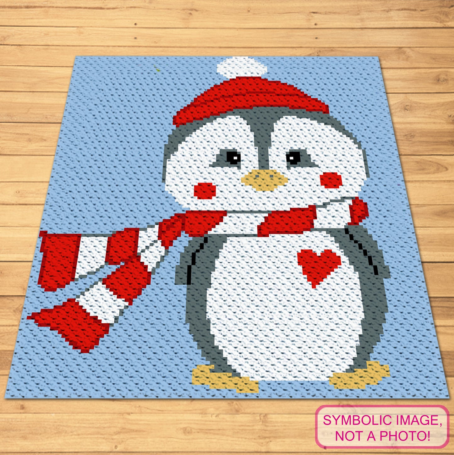 C2C Christmas Pattern - C2C Penguin Pattern