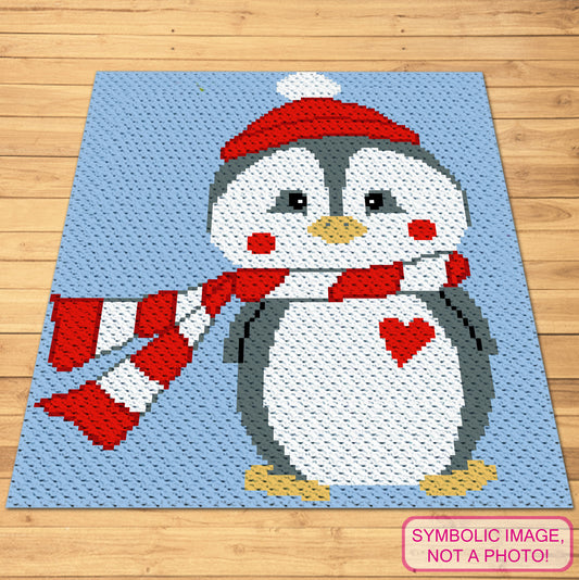 C2C Christmas Pattern - C2C Penguin Pattern
