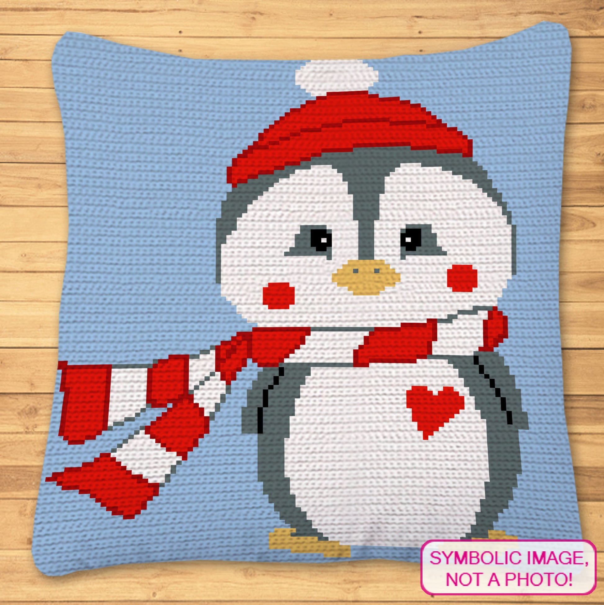 Christmas Crochet Pillow Pattern