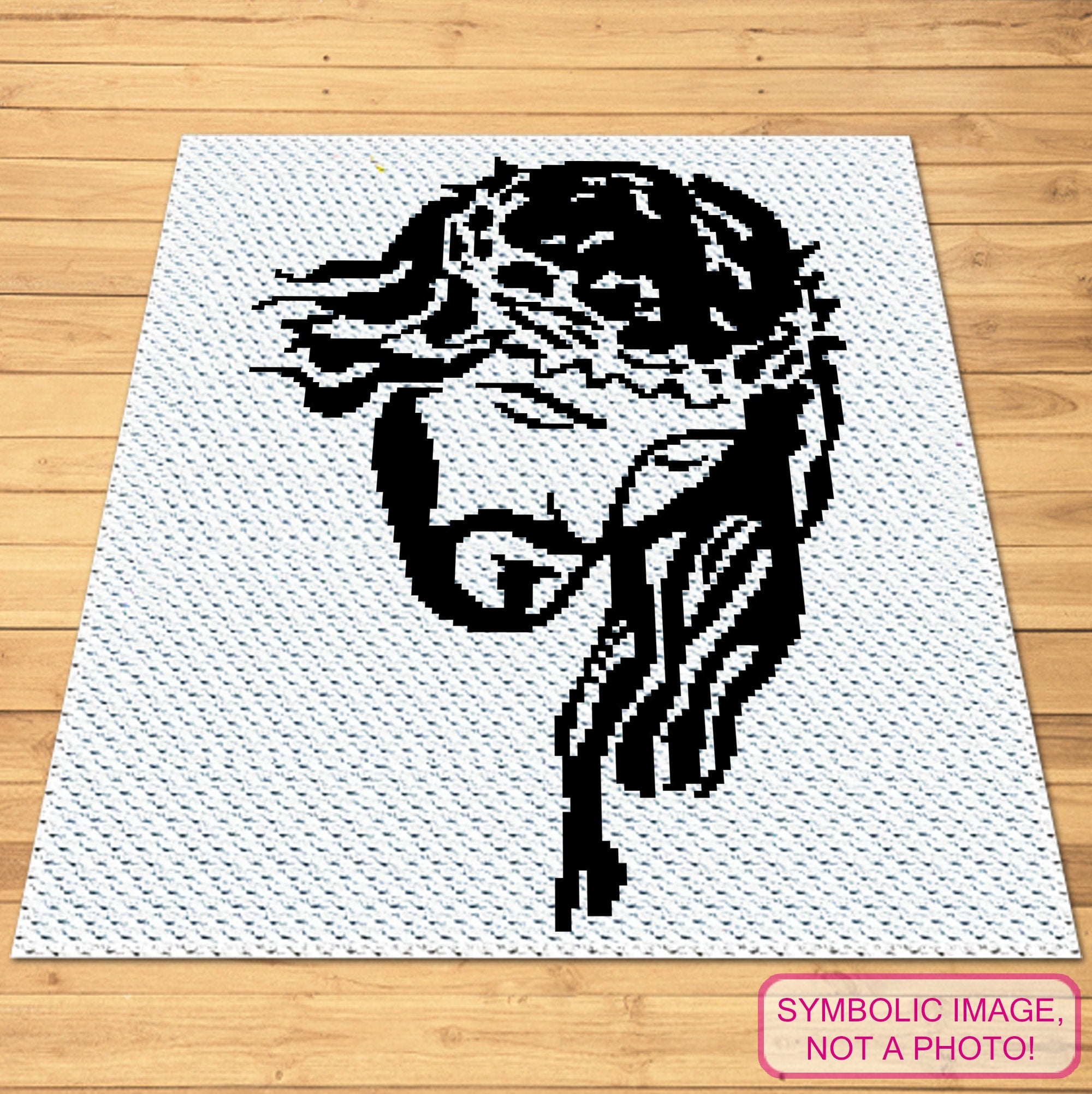 ✝️ C2C Jesus Crochet Blanket Pattern – A Beautiful Tribute ✝️

Celebrate faith, love, and devotion with this stunning C2C crochet blanket pattern featuring a powerful and artistic portrait of Jesus. 