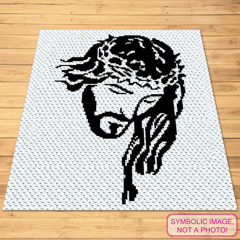 ✝️ C2C Jesus Crochet Blanket Pattern – A Beautiful Tribute ✝️

Celebrate faith, love, and devotion with this stunning C2C crochet blanket pattern featuring a powerful and artistic portrait of Jesus. 