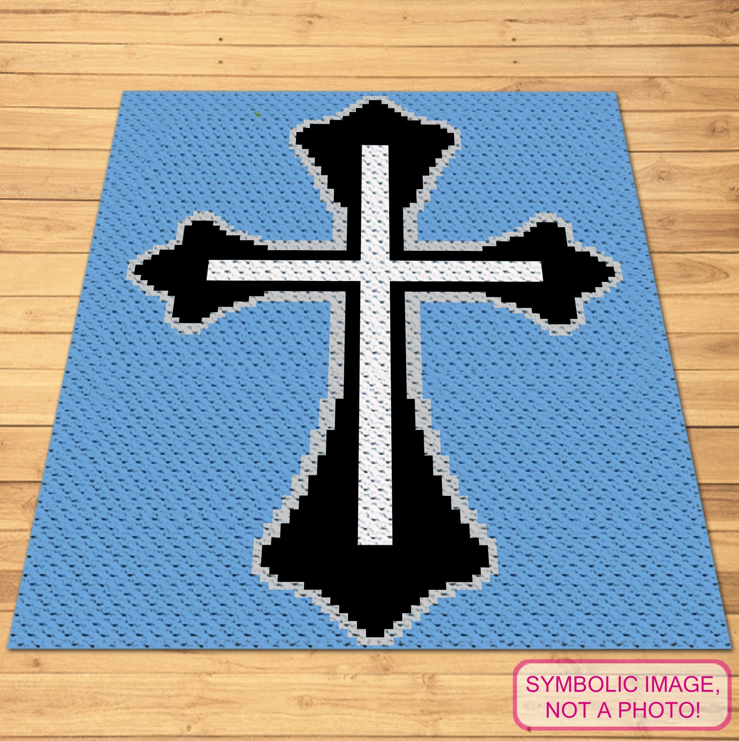 Crochet Cross Pattern - C2C Graphgan Pattern
