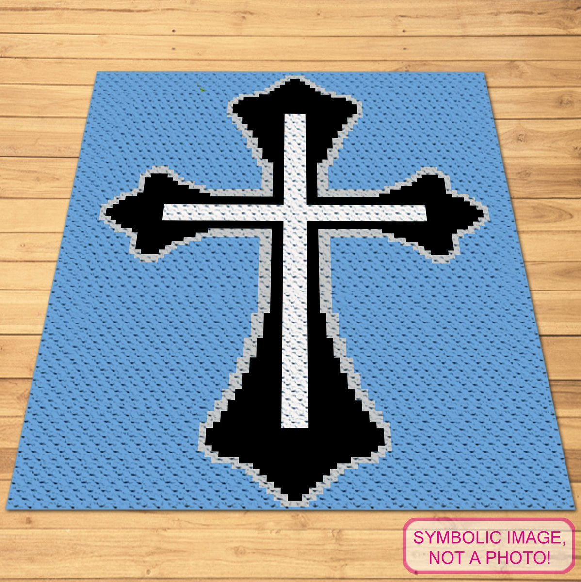 Crochet Cross Pattern - C2C Graphgan Pattern – Pretty Things By Katja