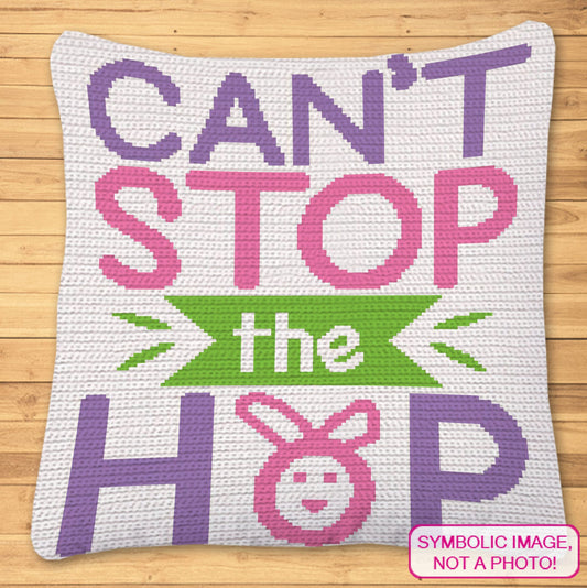 Tapestry Crochet Pattern – Can’t Stop the Hop! 🐣🧶 Make your Easter celebrations extra special with this Tapestry Crochet Blanket Pattern! Hop into a fun and stylish crochet adventure with this tapestry crochet Easter blanket pattern! 🐰🌷💛