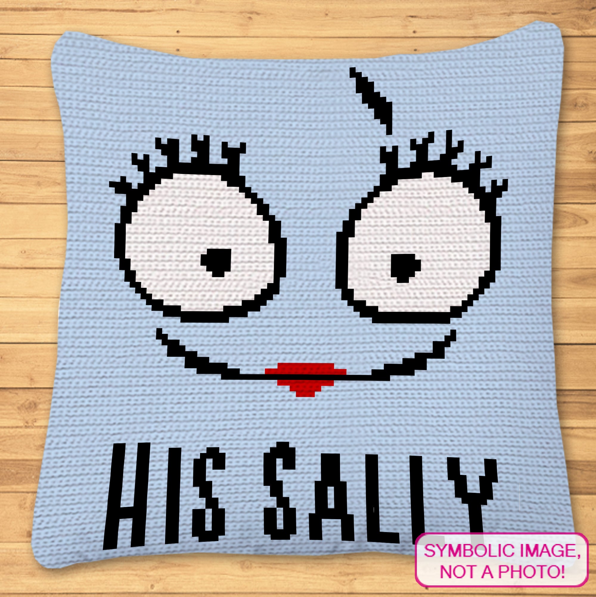 His Sally - Tapestry Crochet Pillow Pattern