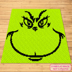 Free C2C Christmas Crochet Pattern - The Grinch
