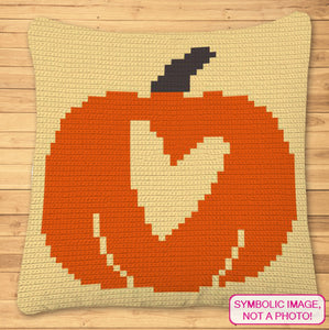 Crochet Pumpkin Pillow Pattern is a Graph Pattern with Written Instructions, PDF Digital Files. Make your home beautiful with this fast and easy Fall Crochet Pattern. Click to learn more!