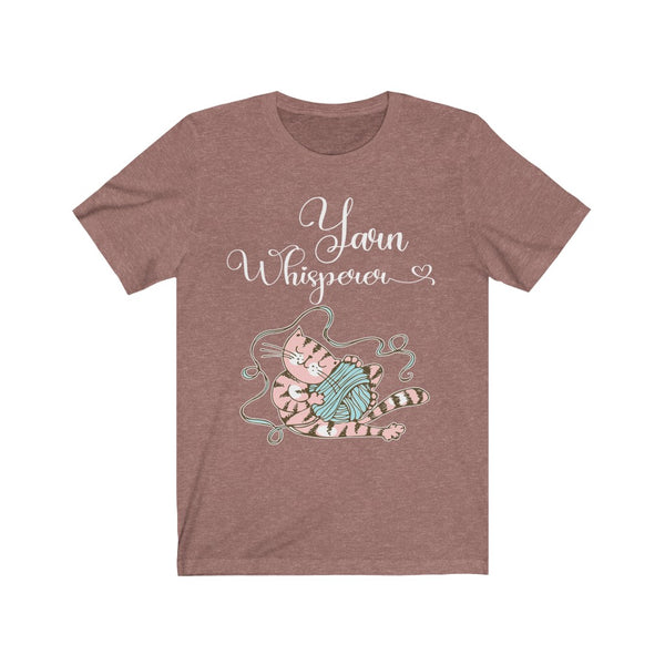 Yarn Whisperer - Unisex Jersey Short Sleeve Tee - Perfect Gift for Yarn Lover