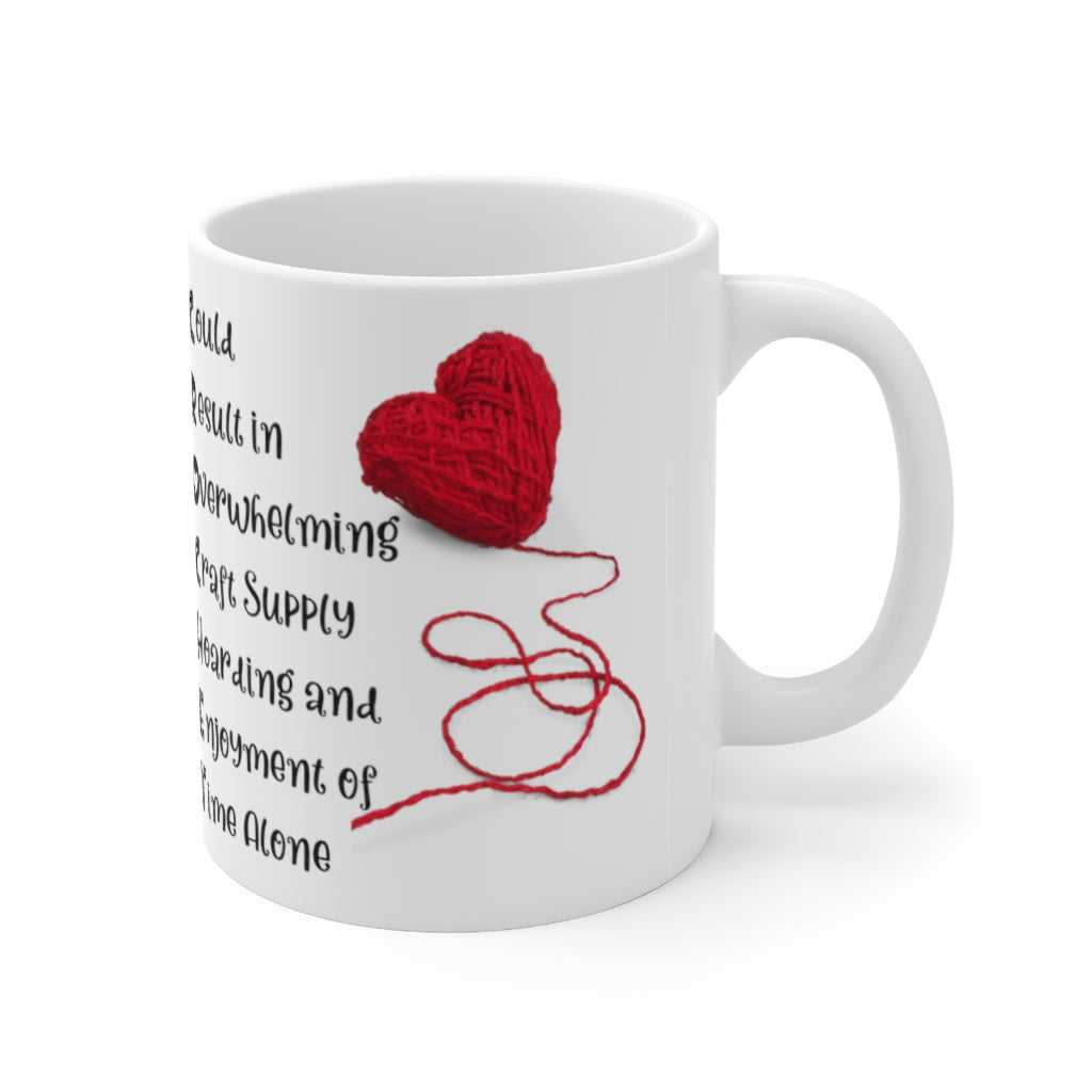 Cute Crochet Mug. Pefrect Yarn Lover Gift. Click for more!