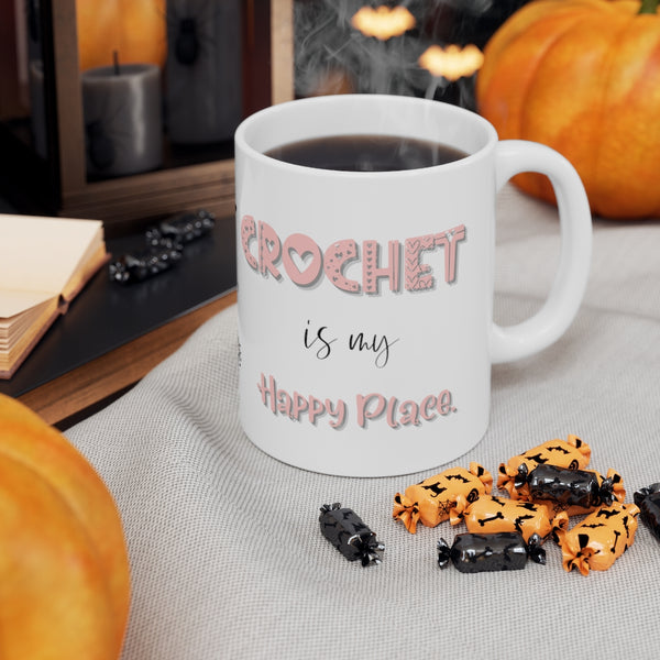 Warm-up with a nice cuppa out of this Crochet ceramic coffee mug. Make that "aaahhh!" moment when you finally get a chance to crochet even better with this cute Crochet Mug. This is the perfect gift for coffee, tea, and chocolate lovers who enjoy Crocheting and Yarn. Click for more!