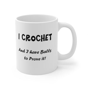 Crochet Quote Mug.