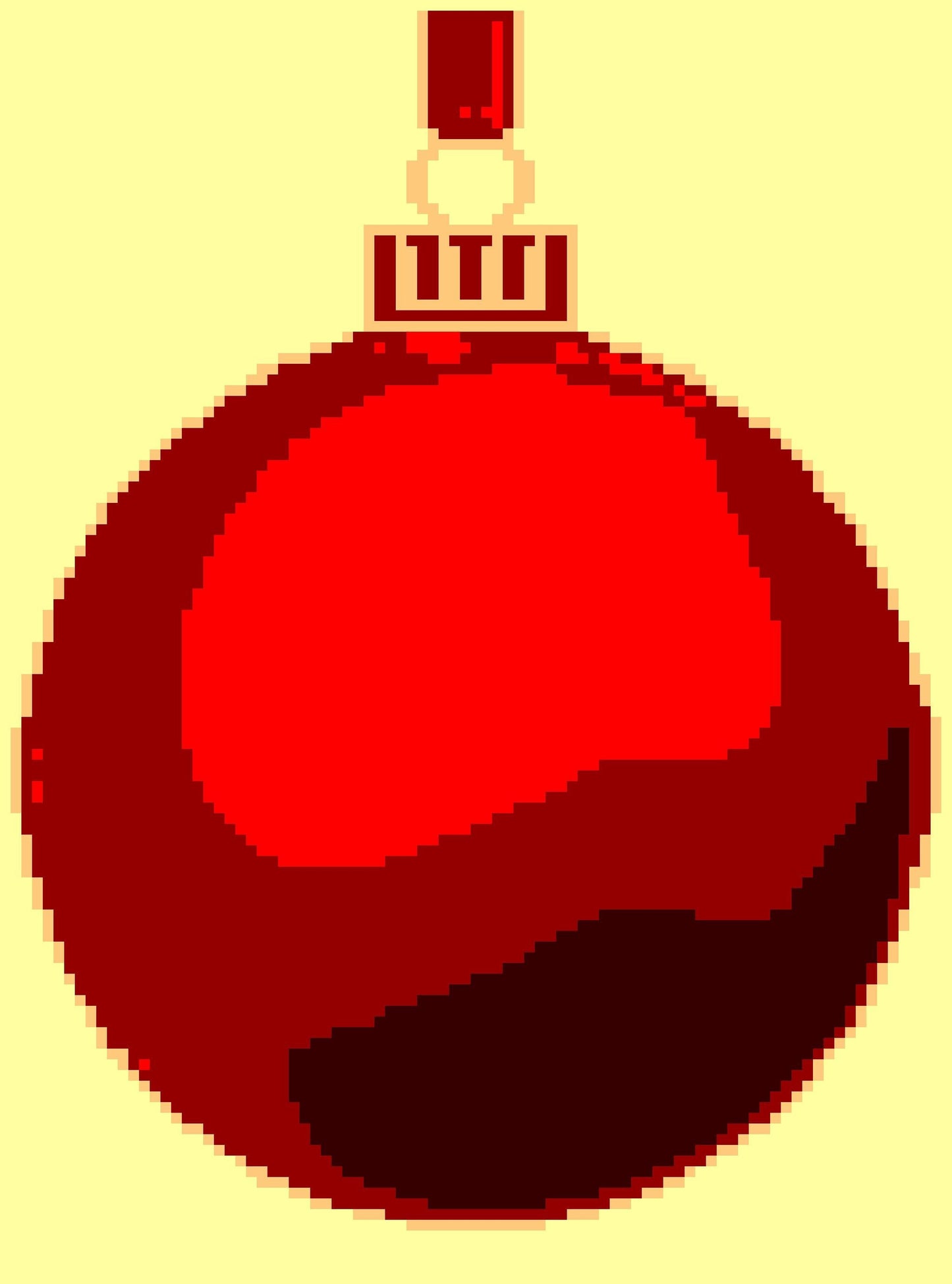 Christmas Crochet Ball Pillow, Christmas Ornament Pattern