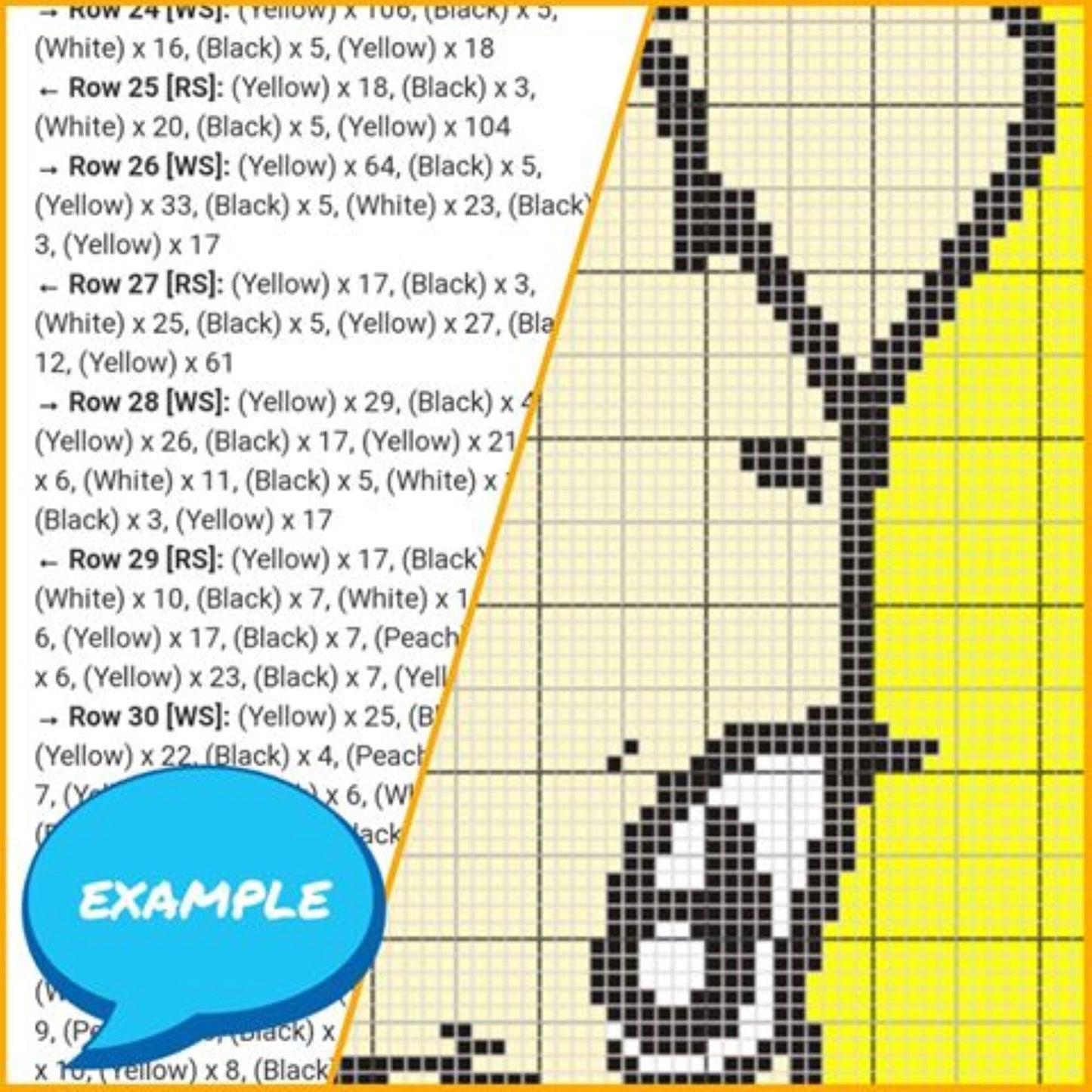 Crochet Puppy with a Bone Pattern - Tapestry Crochet Dog Blanket Pattern